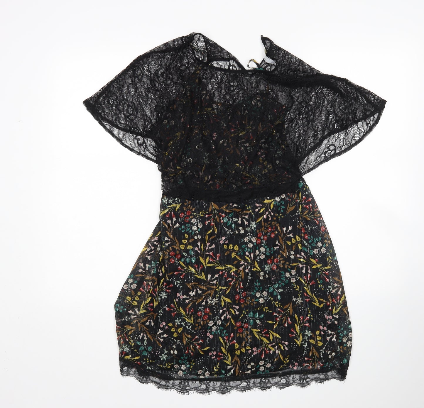 Zara Womens Multicoloured Floral  Basic Blouse Size S