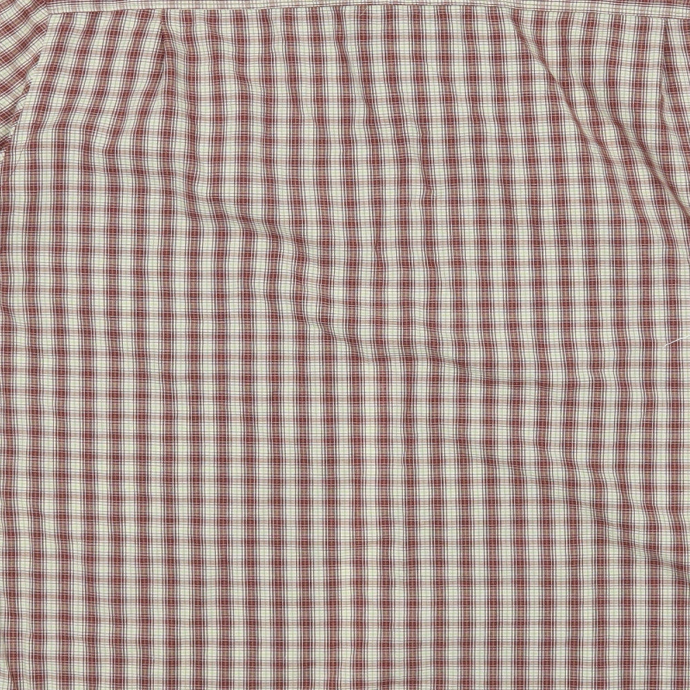 M&S Mens Multicoloured Check   Button-Up Size M