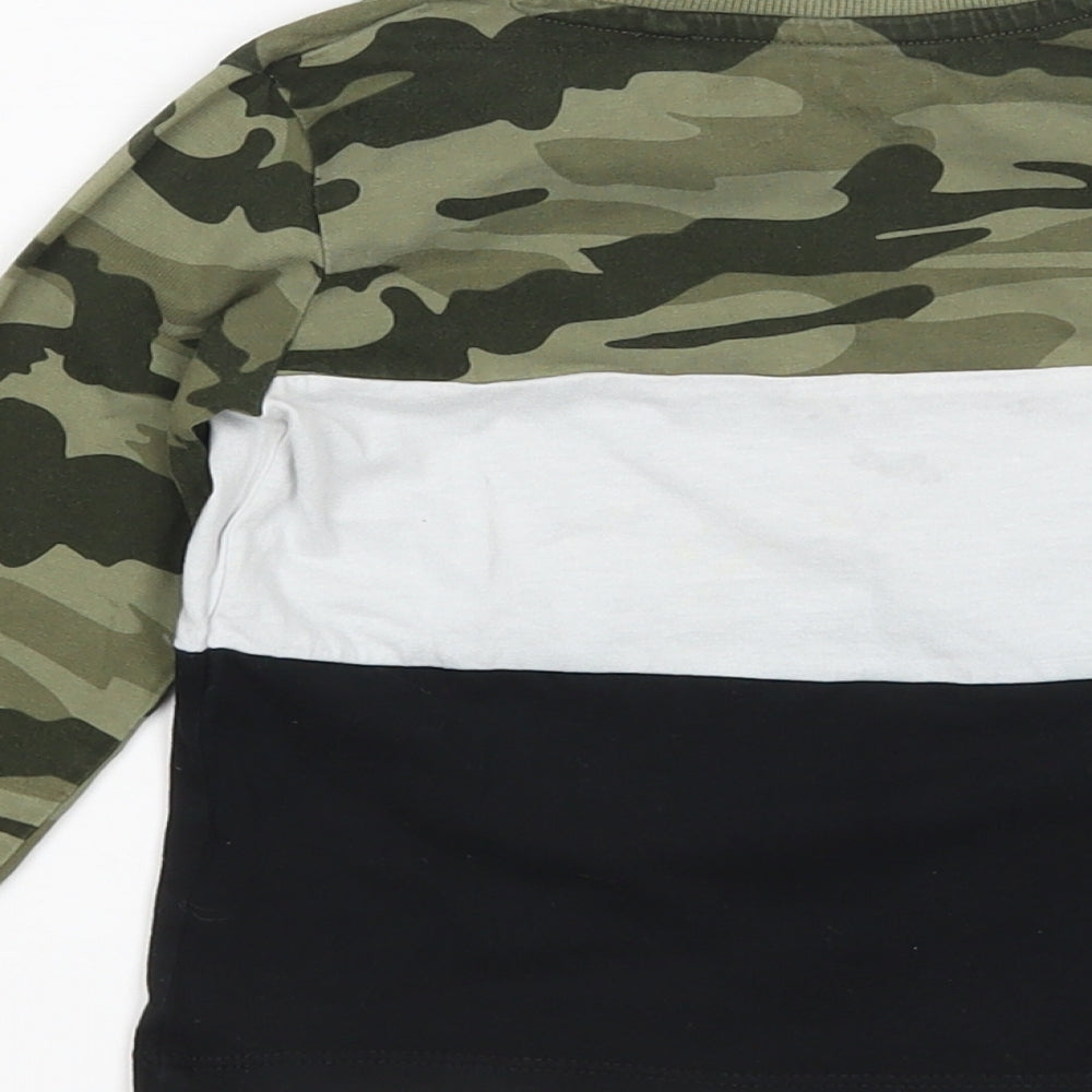 NEXT Boys Multicoloured Camouflage  Basic T-Shirt Size 12-18 Months