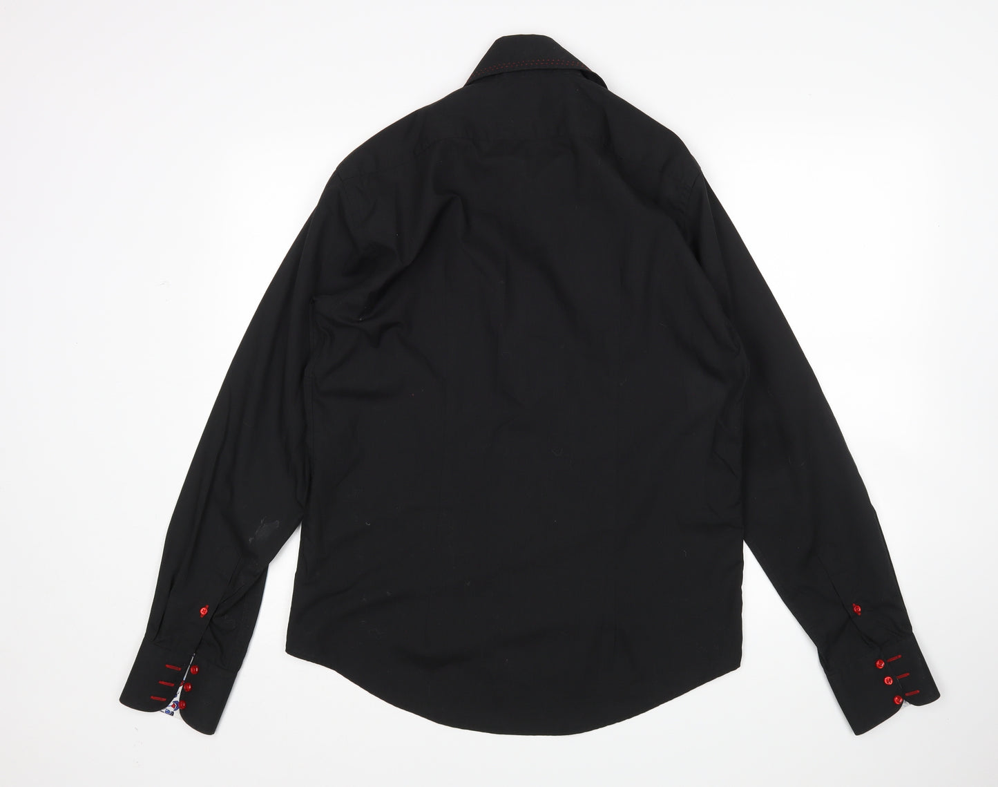 Guide London Mens Black    Button-Up Size L