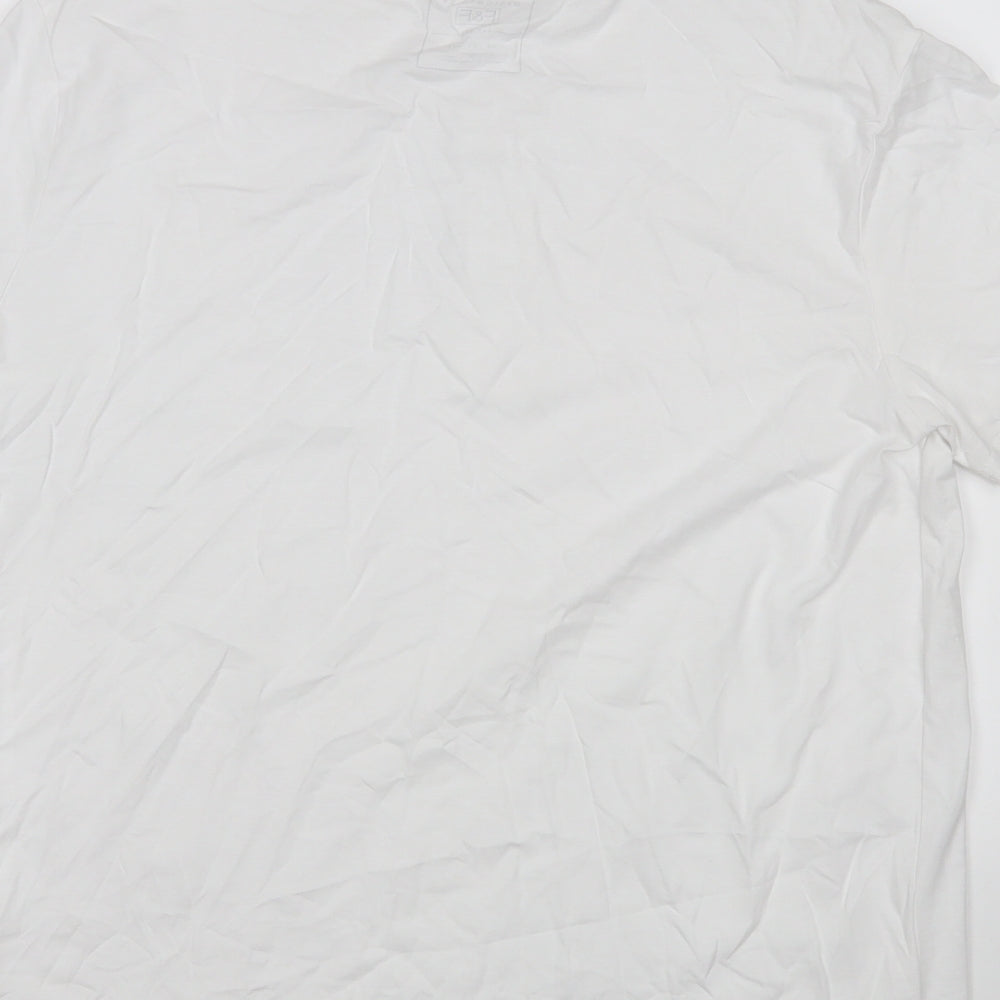 F&F Mens White    T-Shirt Size L