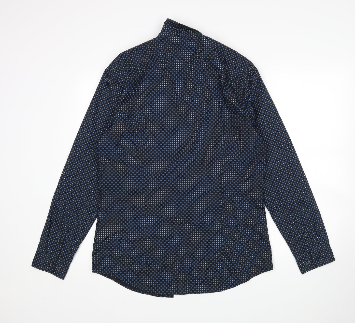 H&M Mens Multicoloured Polka Dot   Button-Up Size M