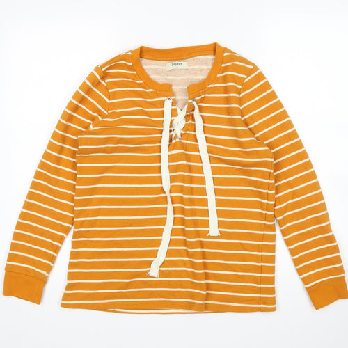Papaya Womens Multicoloured Striped  Pullover Jumper Size S