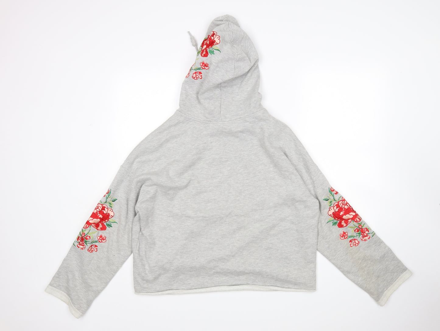 H&M Womens Grey   Pullover Hoodie Size M