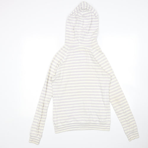 Jack Wills Womens Multicoloured Striped  Pullover Hoodie Size 8