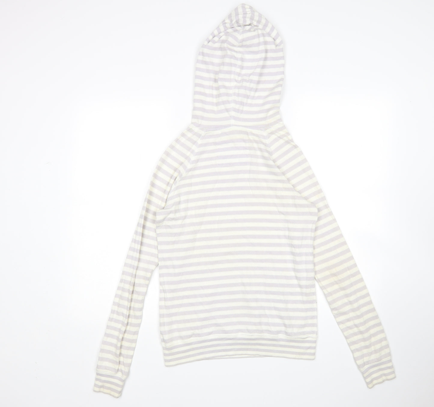 Jack Wills Womens Multicoloured Striped  Pullover Hoodie Size 8
