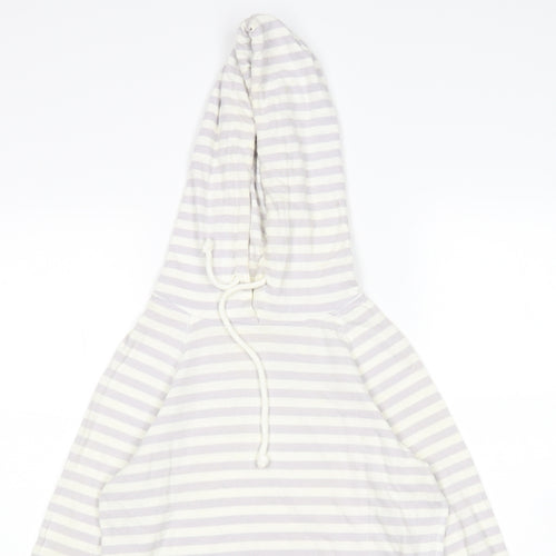 Jack Wills Womens Multicoloured Striped  Pullover Hoodie Size 8