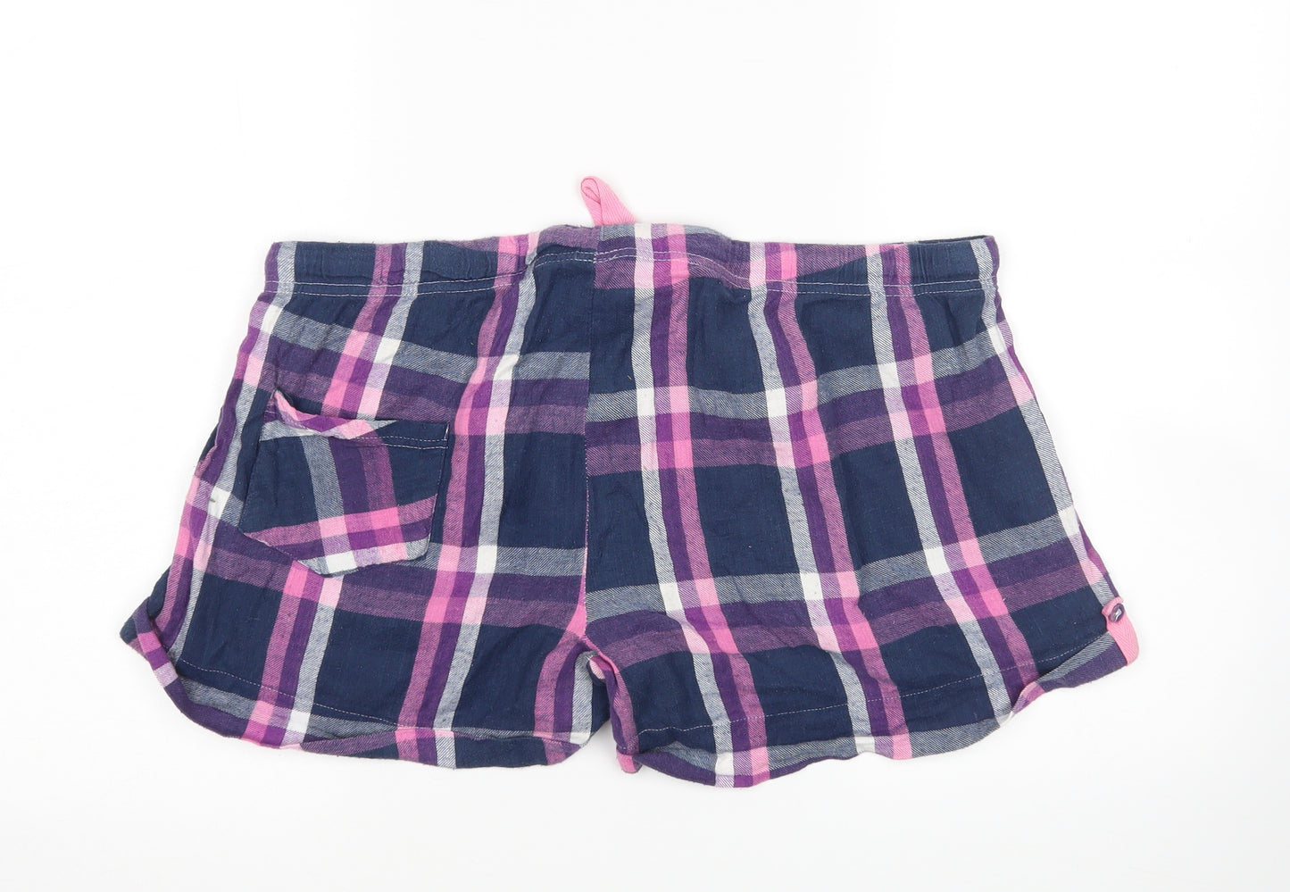 Secret Possessions Womens Multicoloured Plaid   Sleep Shorts Size L