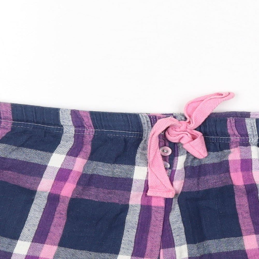 Secret Possessions Womens Multicoloured Plaid   Sleep Shorts Size L