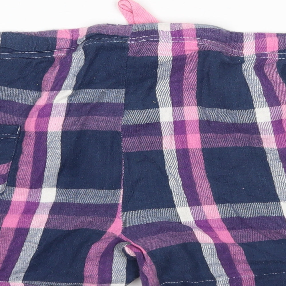 Secret Possessions Womens Multicoloured Plaid   Sleep Shorts Size L