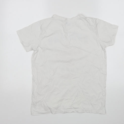 Primark Boys White   Basic T-Shirt Size 12-13 Years  - England Euro 2020