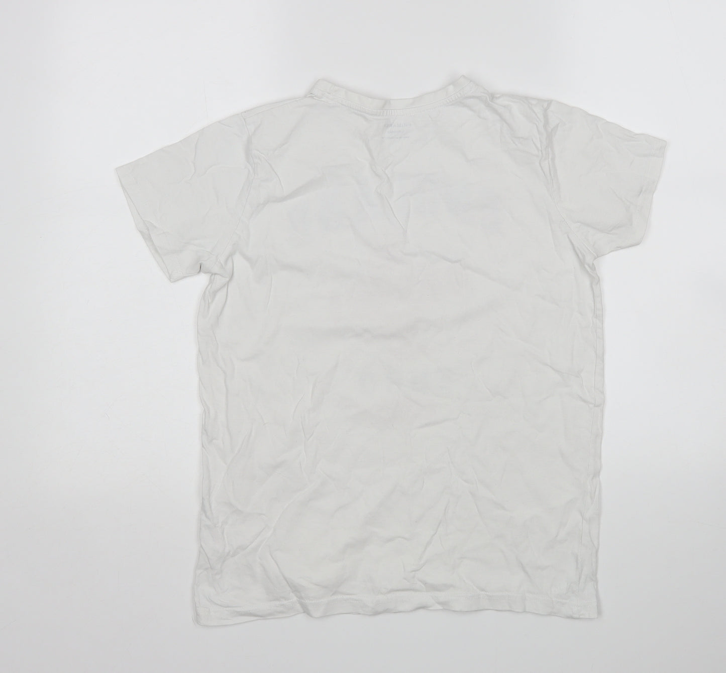 Primark Boys White   Basic T-Shirt Size 12-13 Years  - England Euro 2020