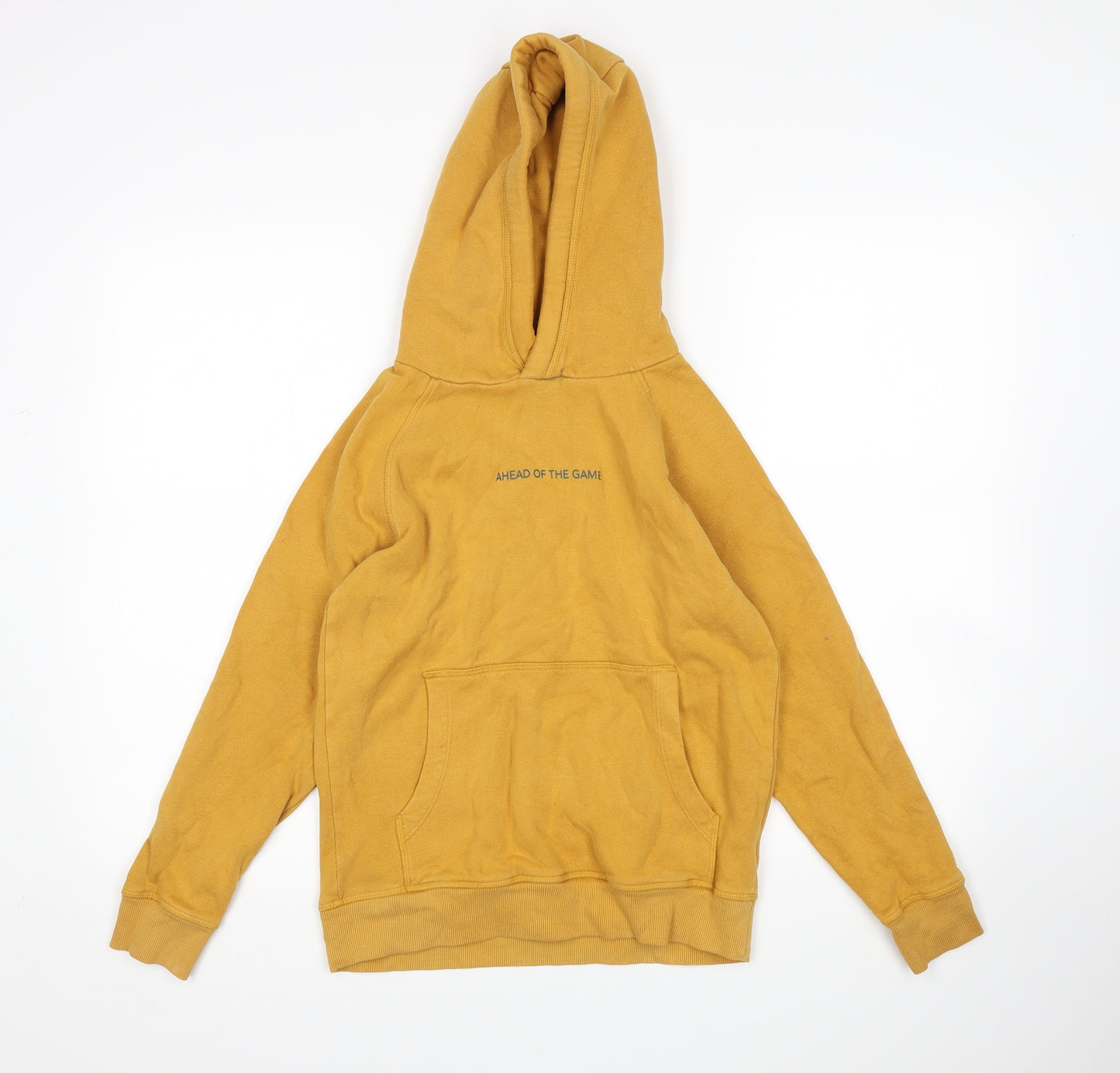 NEXT Boys Yellow   Pullover Hoodie Size 11 Years