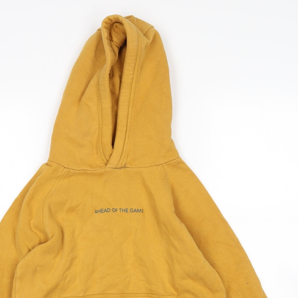 NEXT Boys Yellow   Pullover Hoodie Size 11 Years