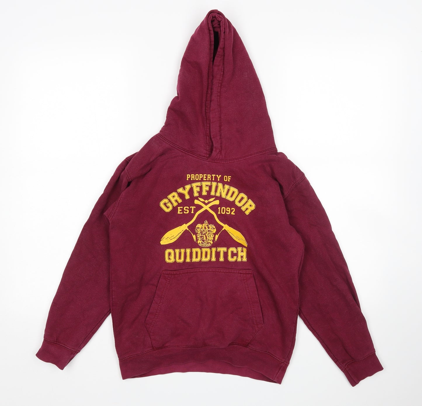 Awdis Boys Purple   Pullover Hoodie Size 10 Years  - Harry Potter