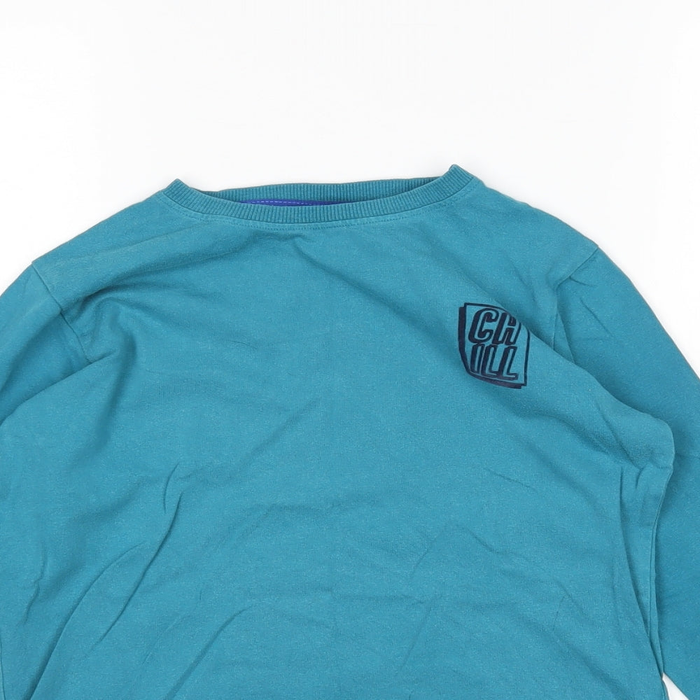 NEXT Boys Green   Basic T-Shirt Size 11 Years  - Chill