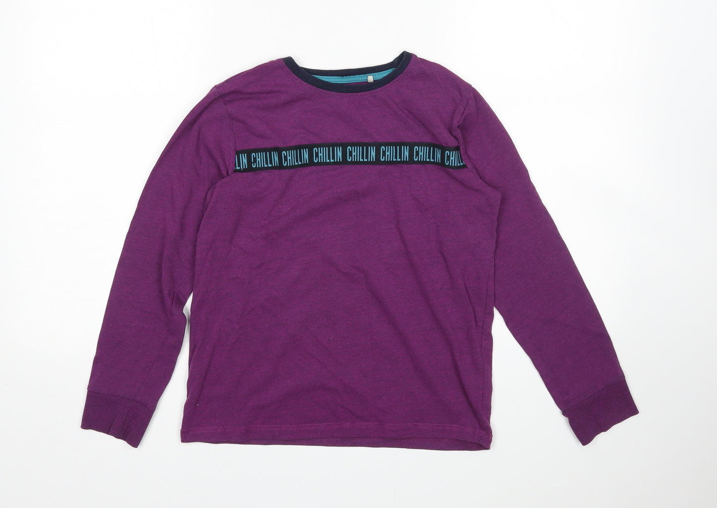 NEXT Boys Purple   Basic T-Shirt Size 11 Years
