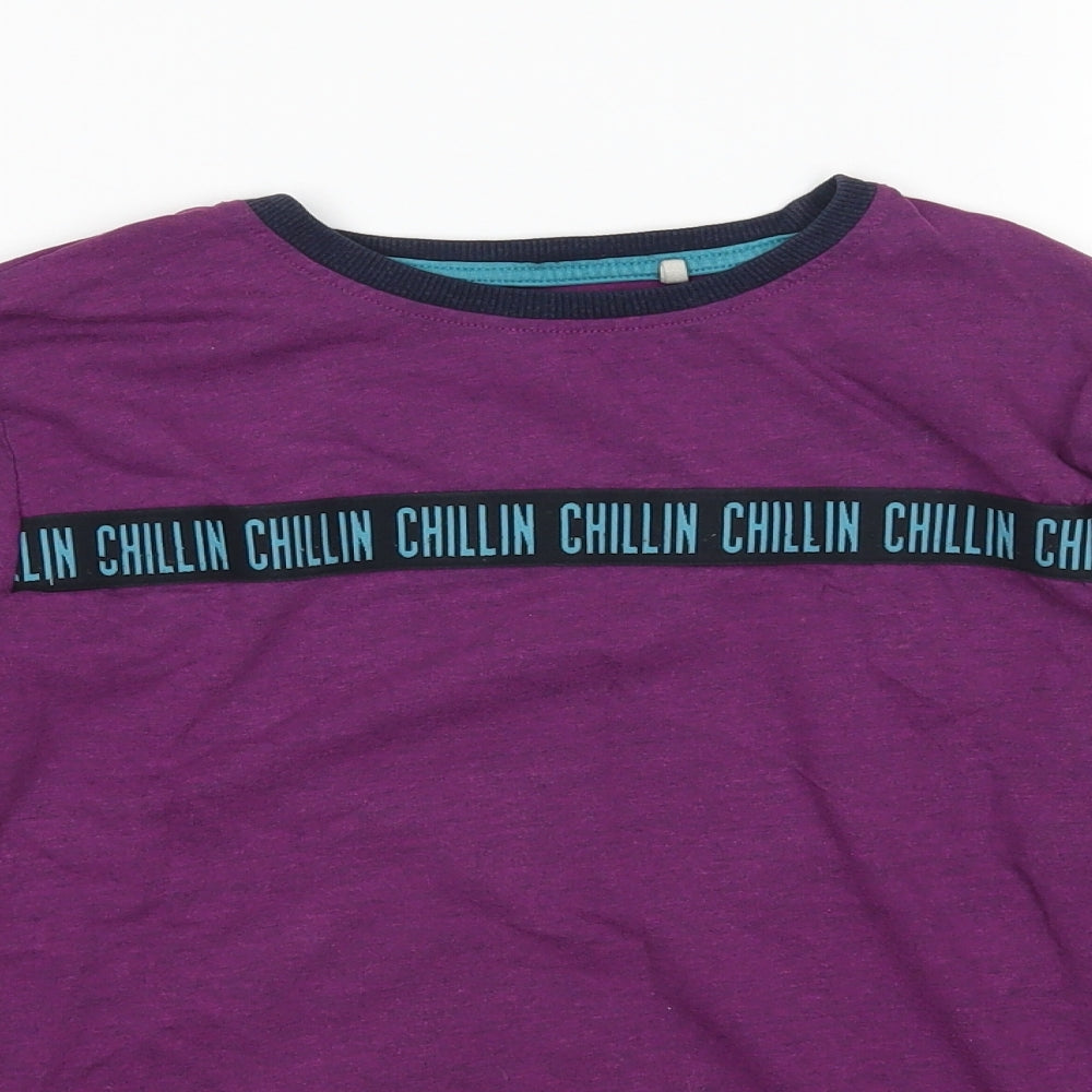 NEXT Boys Purple   Basic T-Shirt Size 11 Years