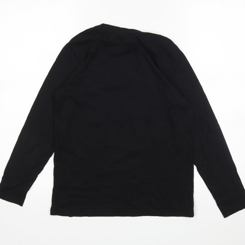 Primark Boys Black    Pyjama Top Size 11-12 Years  - Christmas
