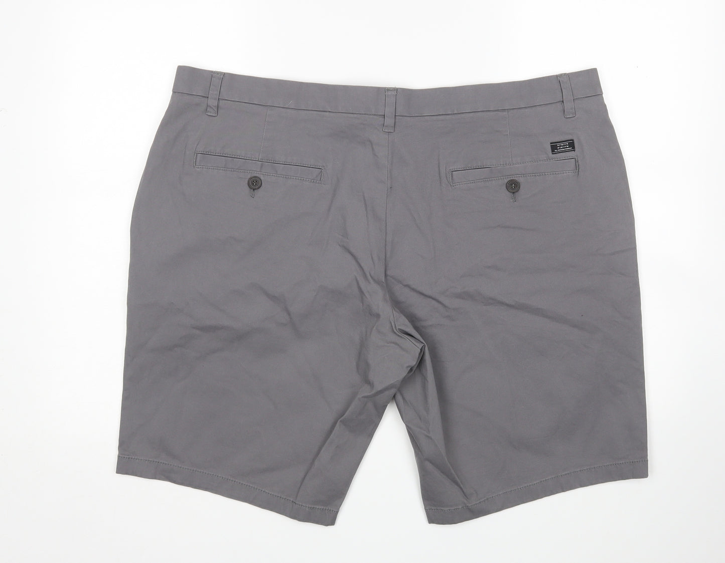 F&F Mens Grey   Chino Shorts Size 42