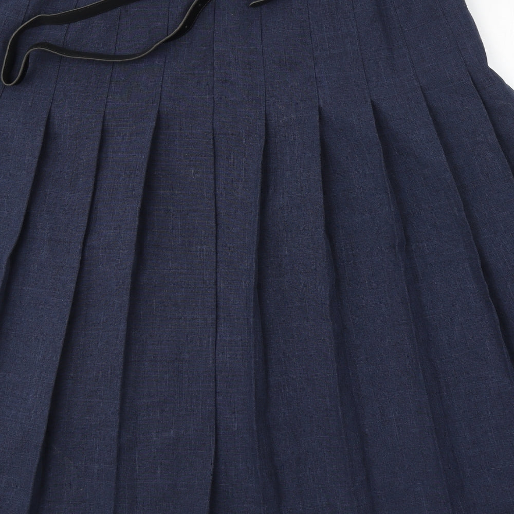 RIDDELLA Womens Blue   A-Line Skirt Size 16