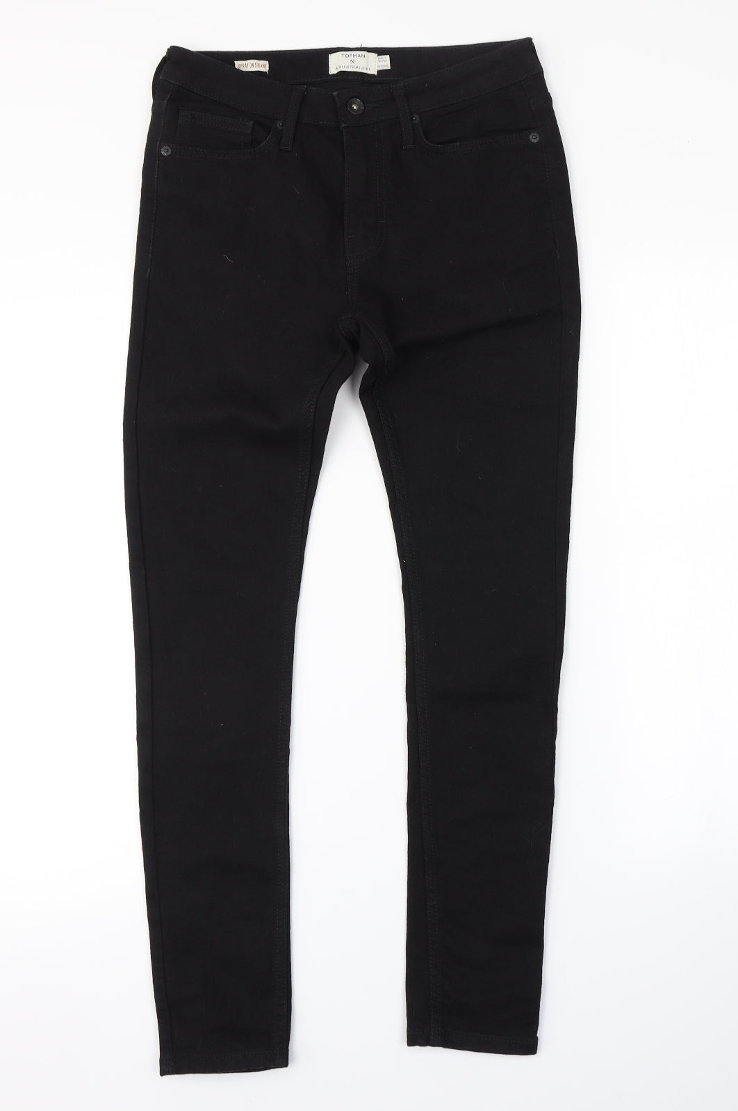 Topman Mens Black   Skinny Jeans Size 30 L28 in