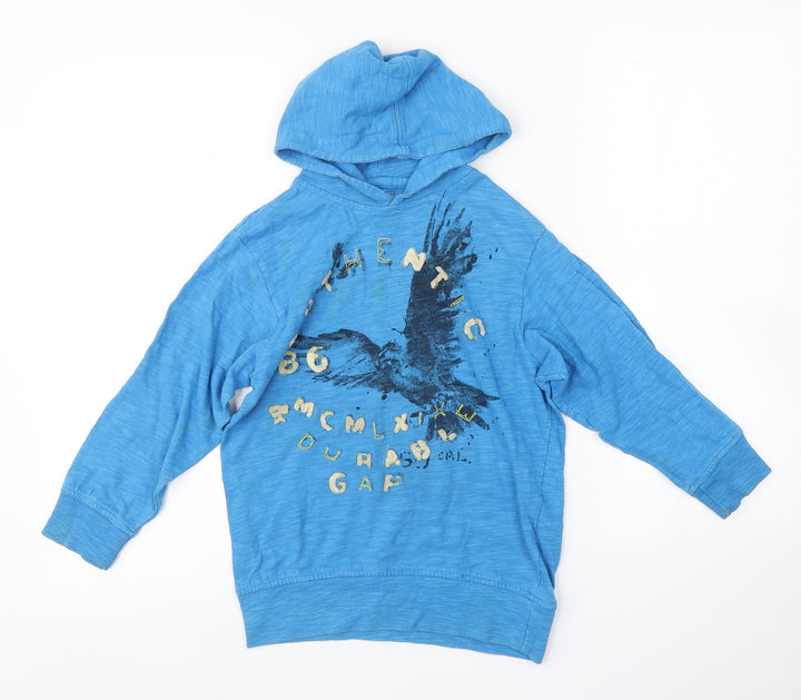 Gap Boys Blue Pullover Hoodie Size 6-7 Years