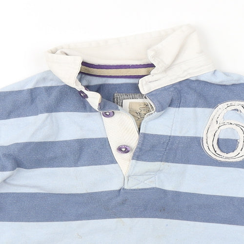 NEXT Baby Blue Striped  Basic Polo Size 12-18 Months