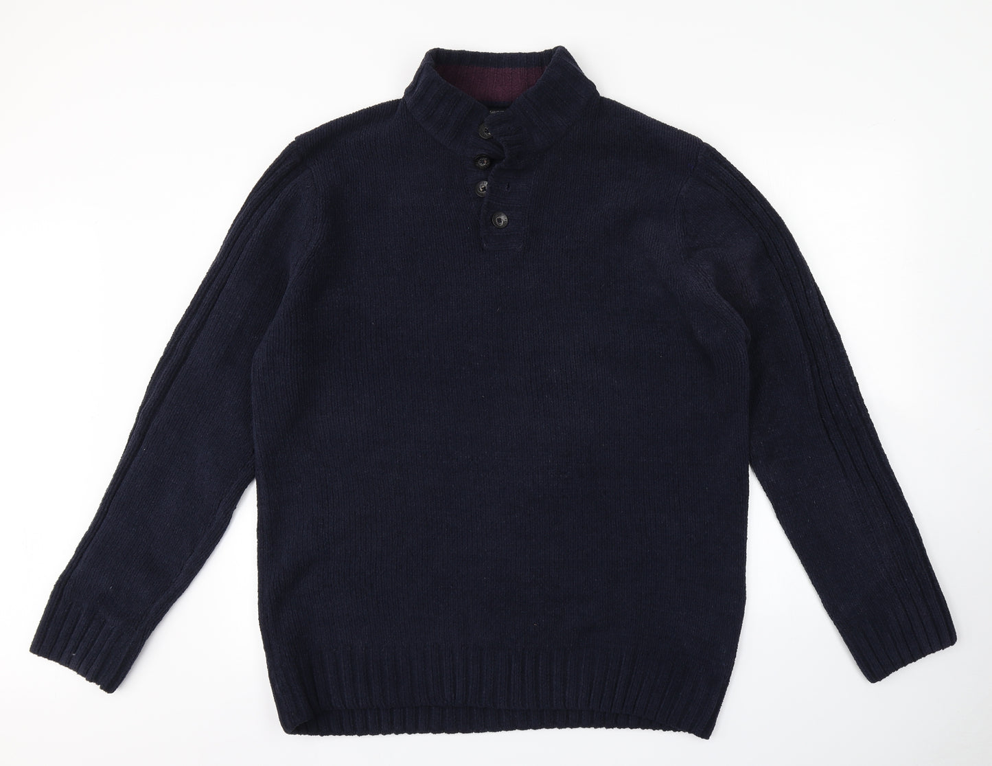 M&CO. Mens Blue   Pullover Jumper Size XL