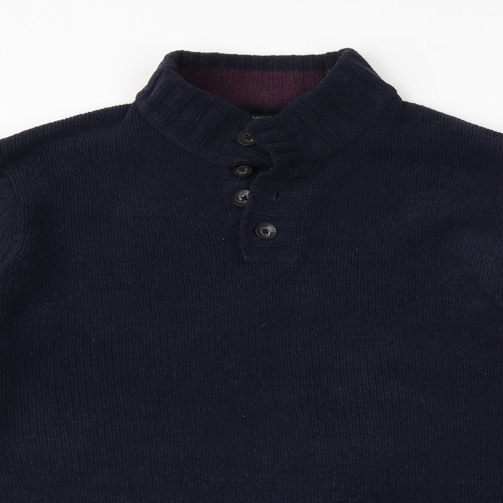 M&CO. Mens Blue   Pullover Jumper Size XL