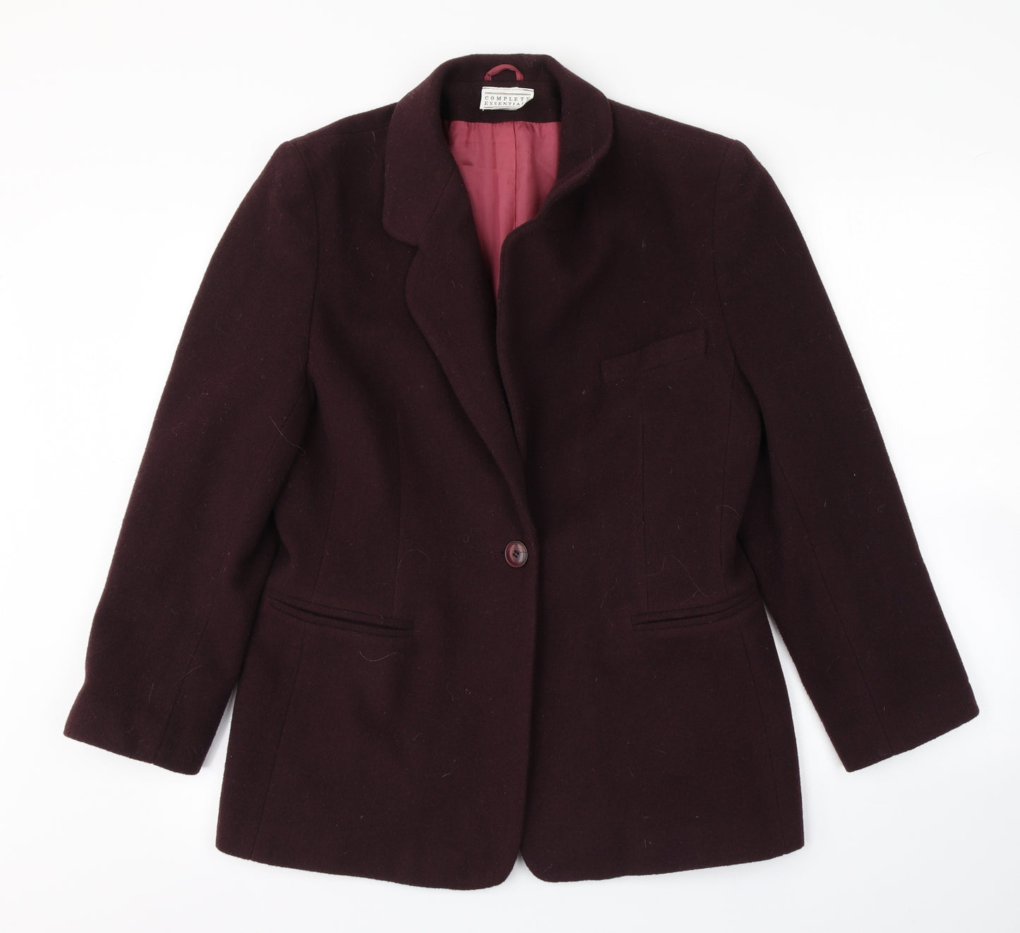 Preworn Womens Purple   Jacket Blazer Size 14