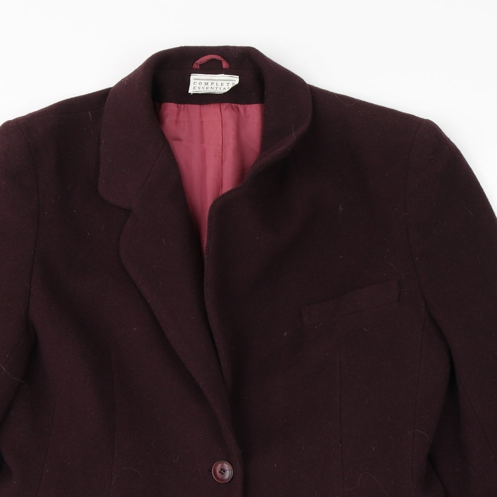 Preworn Womens Purple   Jacket Blazer Size 14