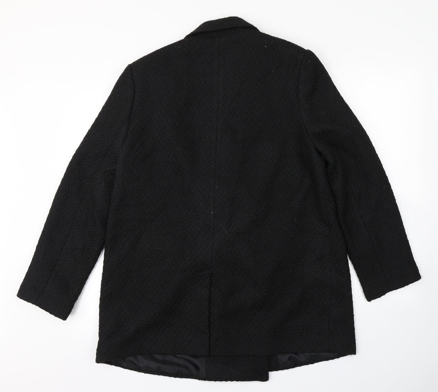 New Look Womens Black   Pea Coat Coat Size 16