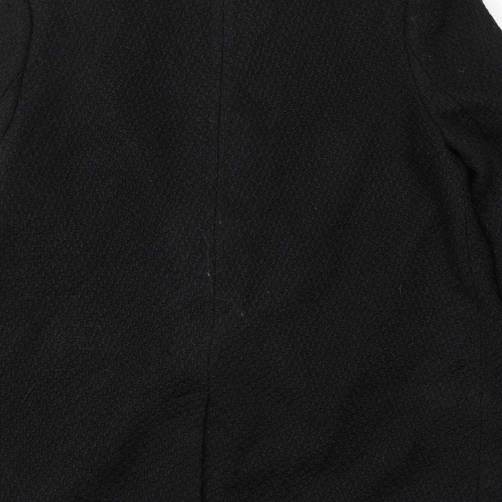 New Look Womens Black   Pea Coat Coat Size 16
