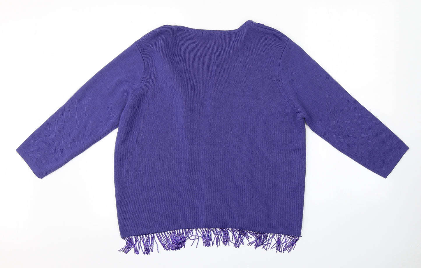 M&S Womens Purple   Cardigan Jumper Size 20