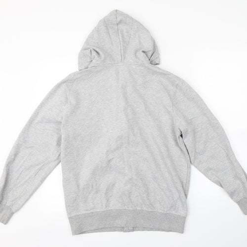 Boohoo Mens Grey   Full Zip Hoodie Size L