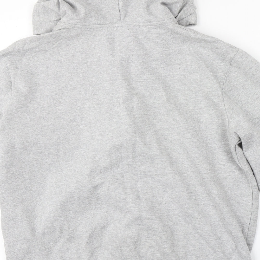 Boohoo Mens Grey   Full Zip Hoodie Size L