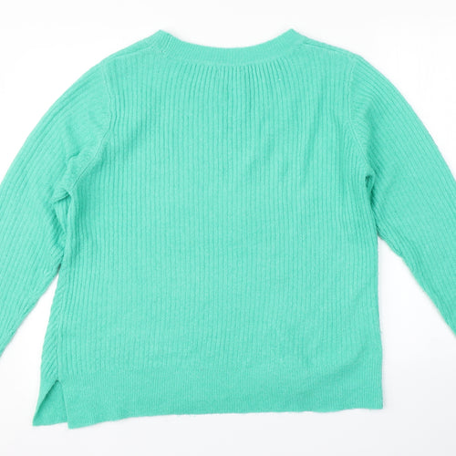 M&CO. Womens Green   Pullover Jumper Size 16