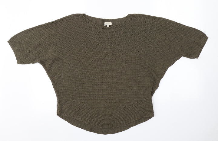 Amanti Womens Green Pullover Jumper Size S