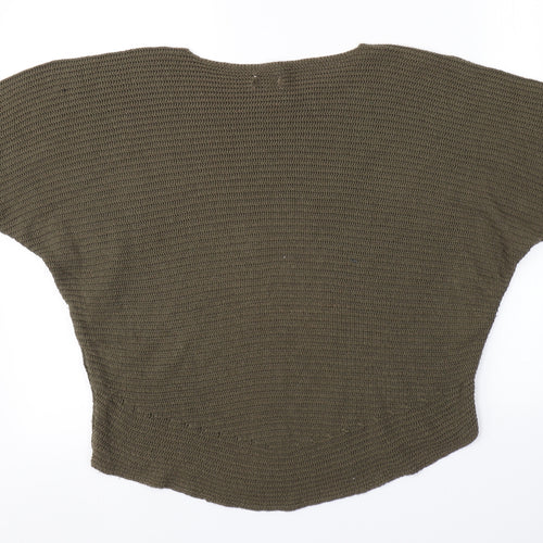 Amanti Womens Green   Pullover Jumper Size S