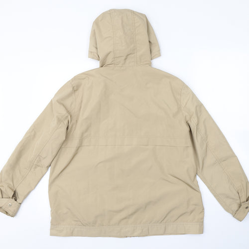 Papaya Womens Beige   Rain Coat Coat Size 16