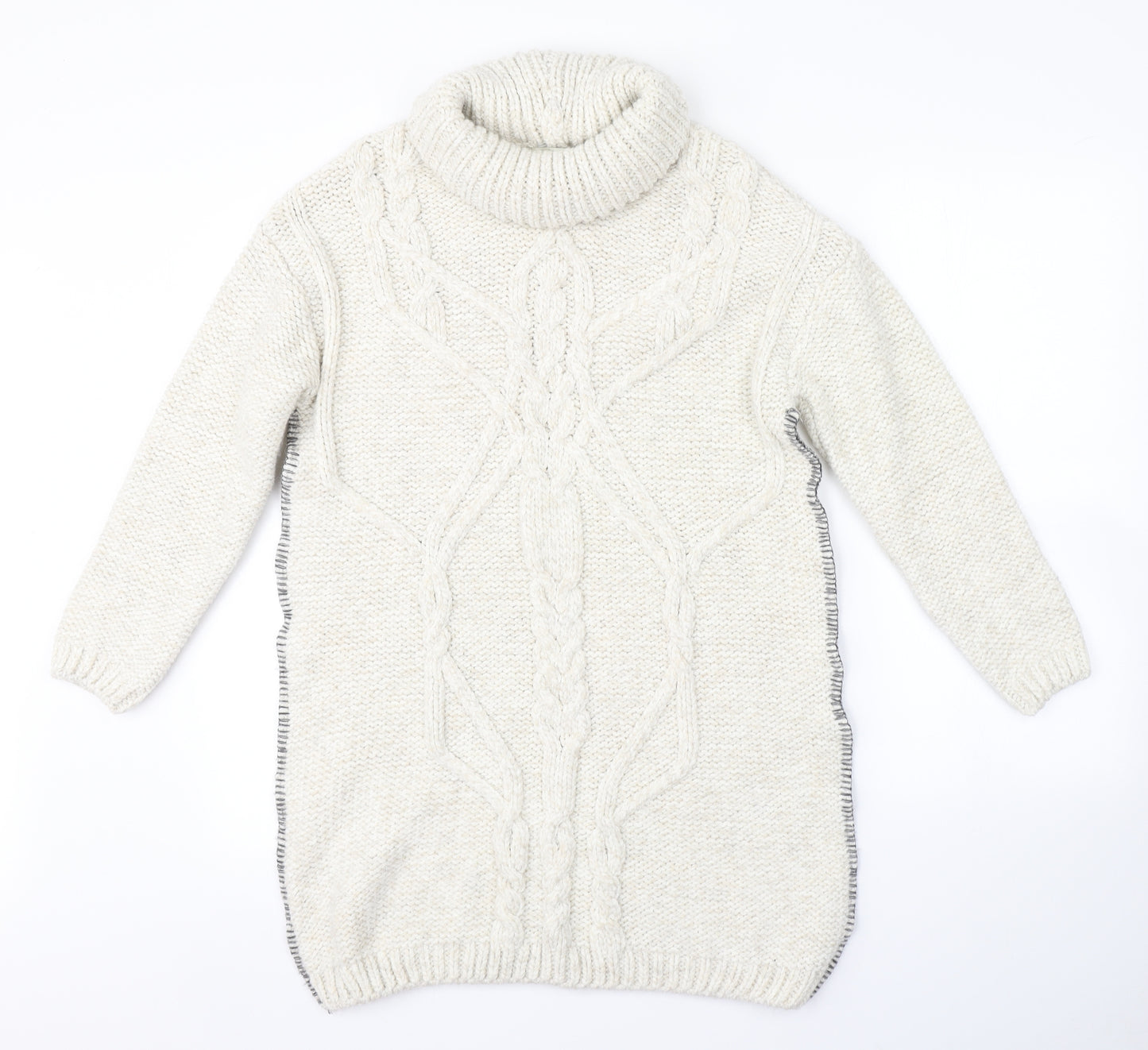 George Womens White   Pullover Jumper Size 8