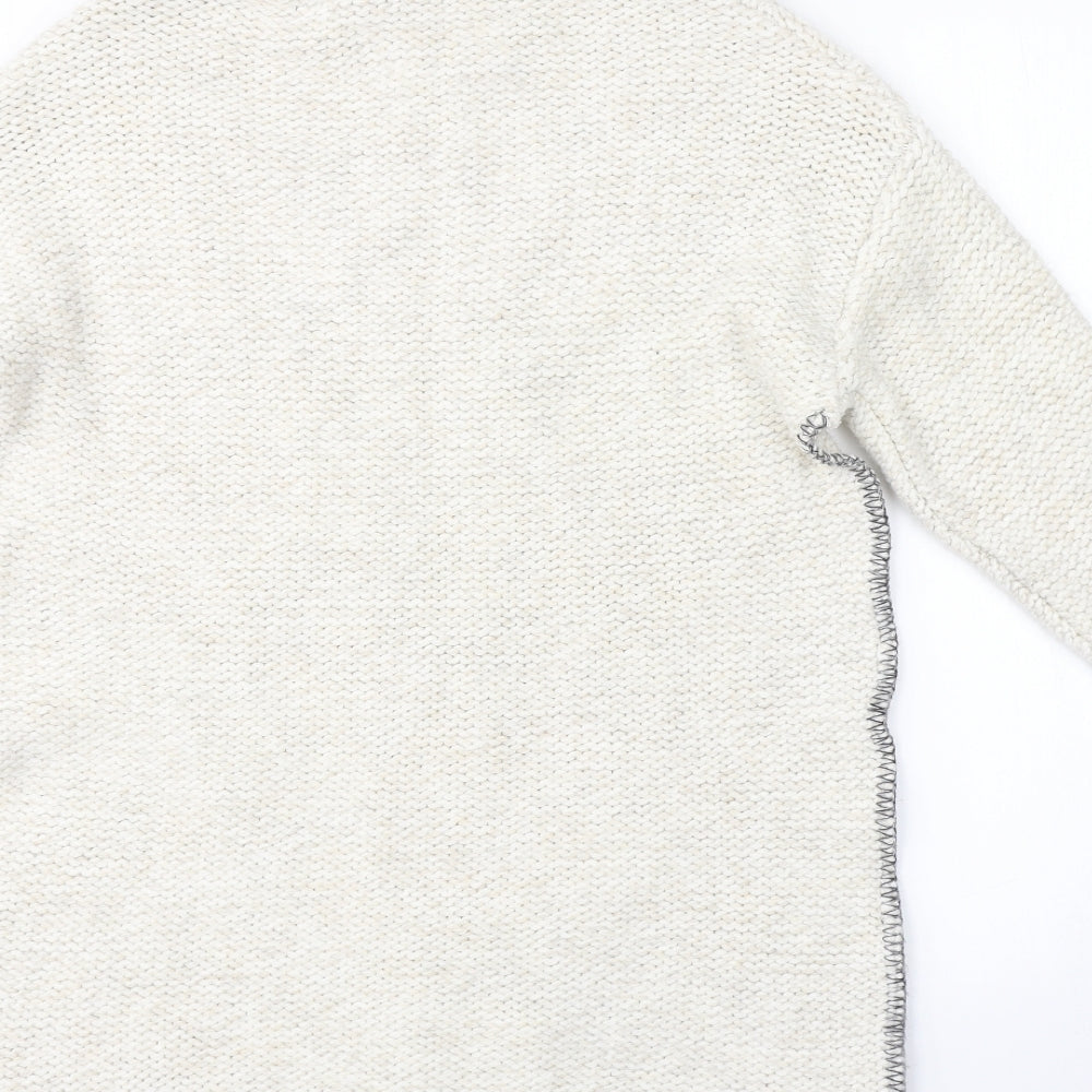 George Womens White   Pullover Jumper Size 8