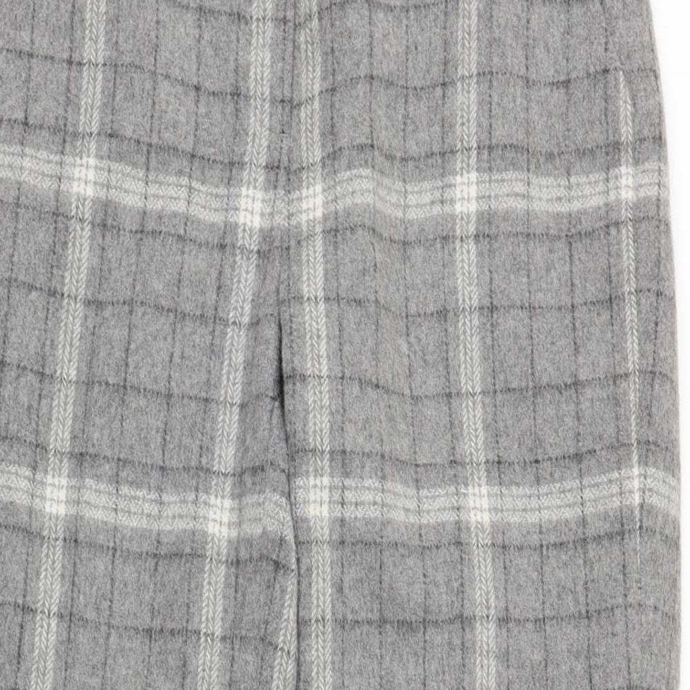 Suivante Womens Grey Check  Trousers  Size 14 L30 in