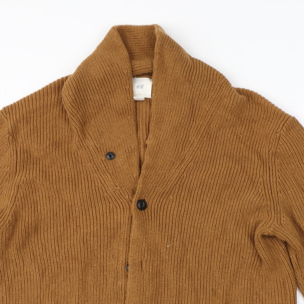 H&M Womens Brown   Cardigan Jumper Size M