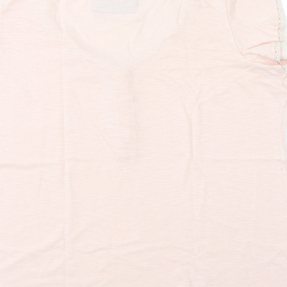 Fat Face Womens Pink   Top Pyjama Top Size 12