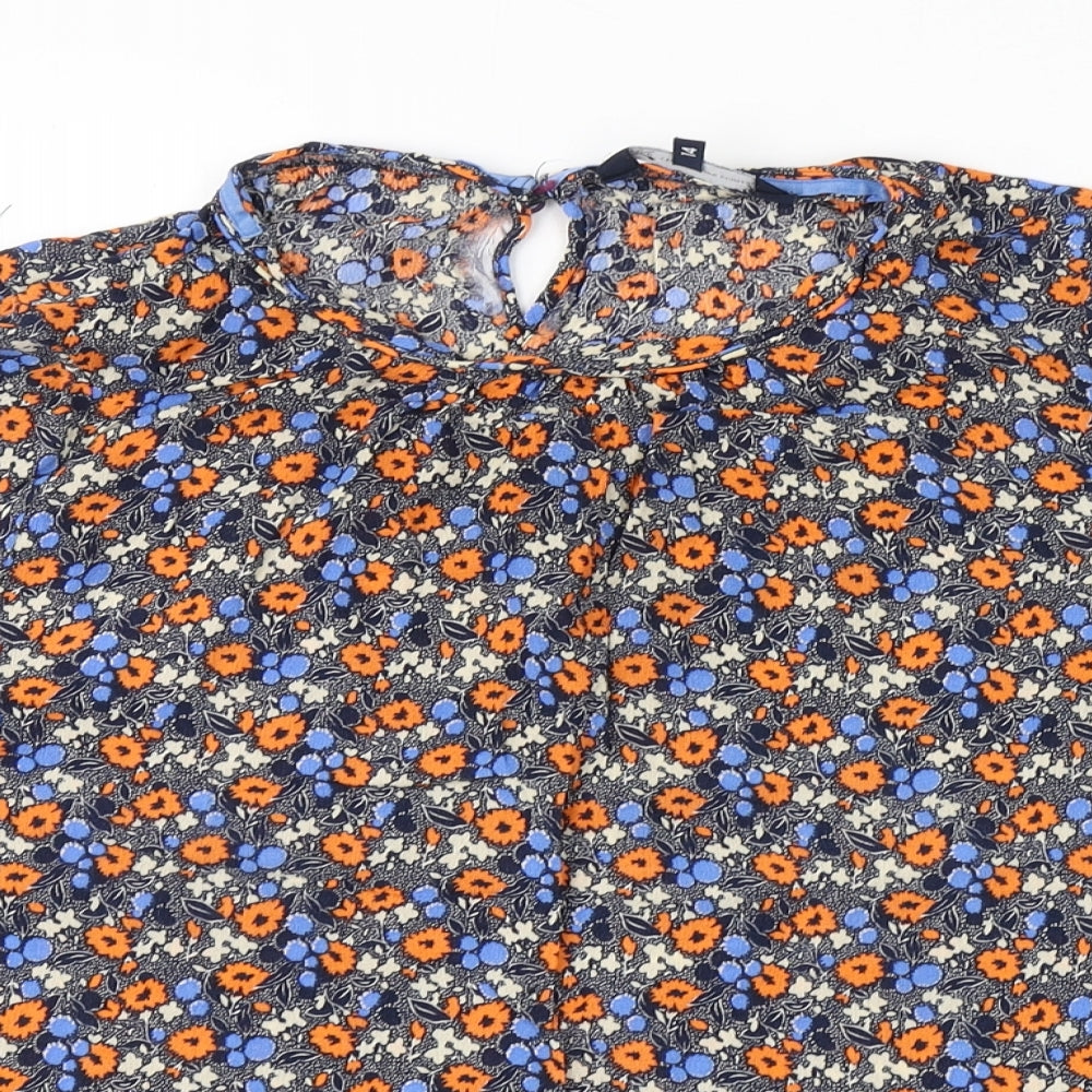 Crew Clothing Womens Multicoloured Floral  Basic Blouse Size 14