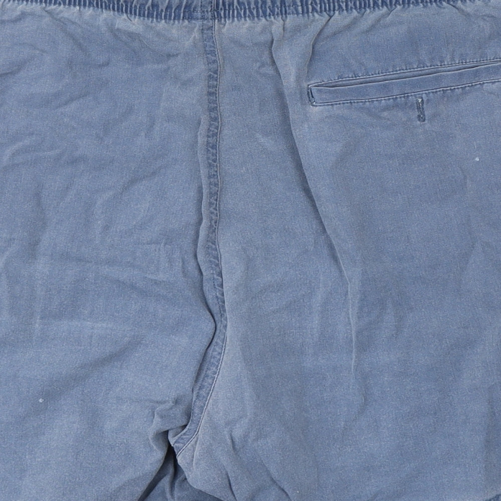 BHS Mens Blue   Chino Shorts Size L