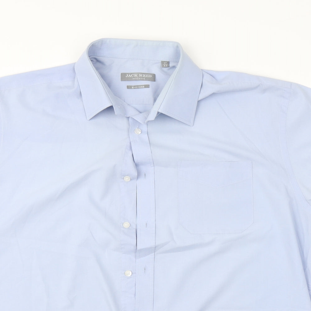 JACK REID Mens Blue    Dress Shirt Size 17