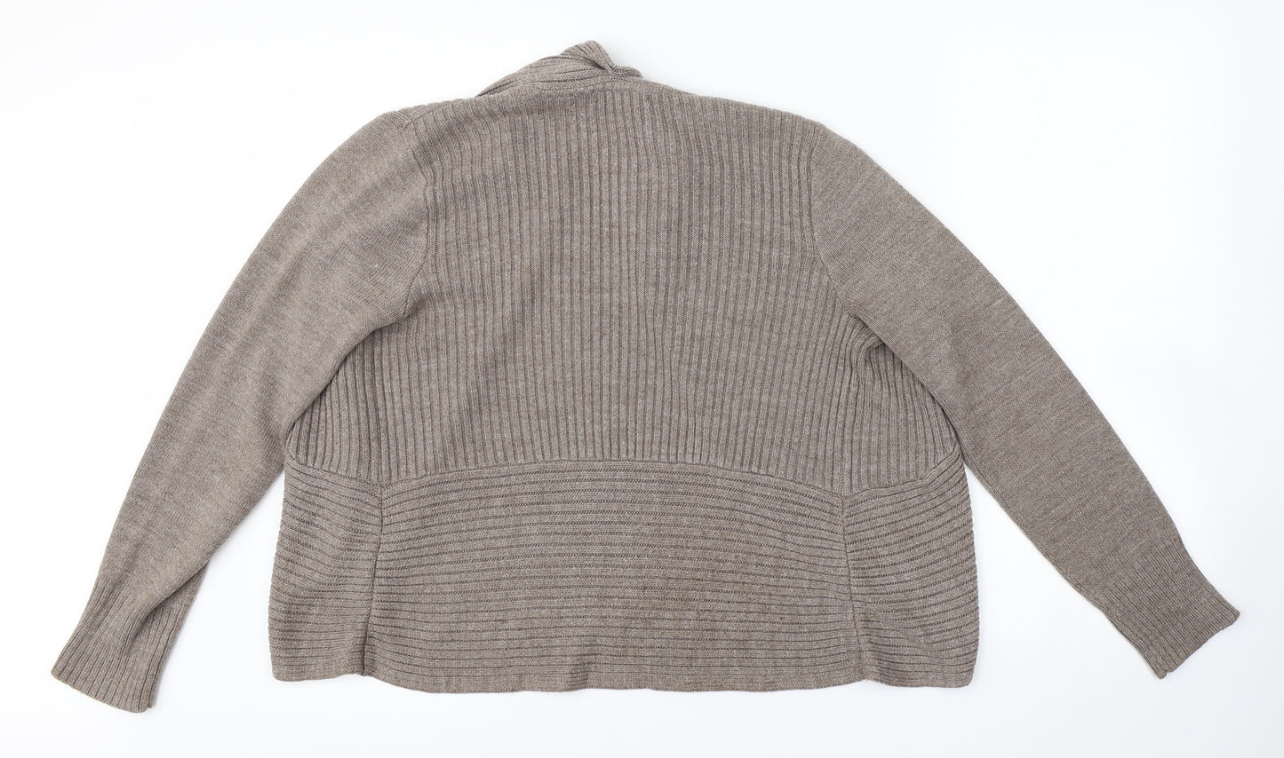H&M Womens Brown   Cardigan Jumper Size M